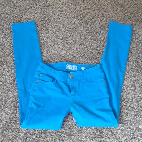 PINK Victoria's Secret Other - PINK Bright blue skinny jeans